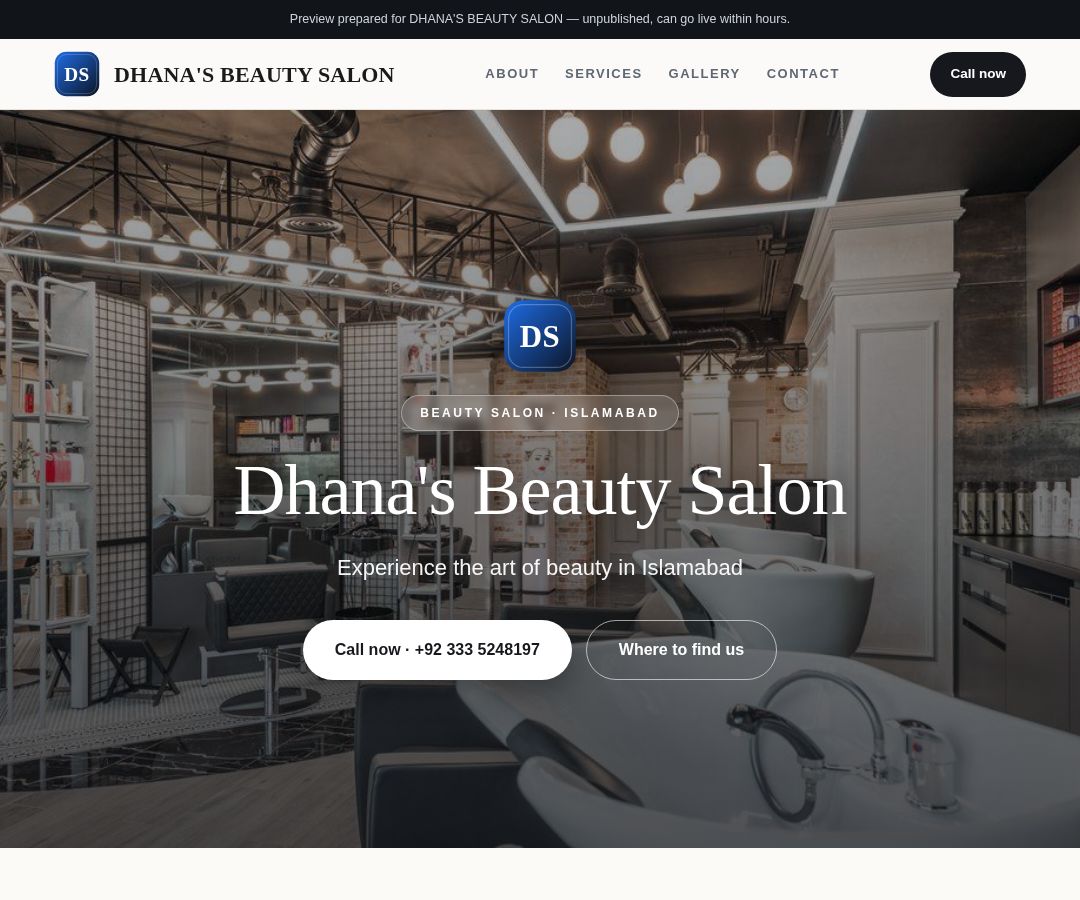 DHANA'S BEAUTY SALON