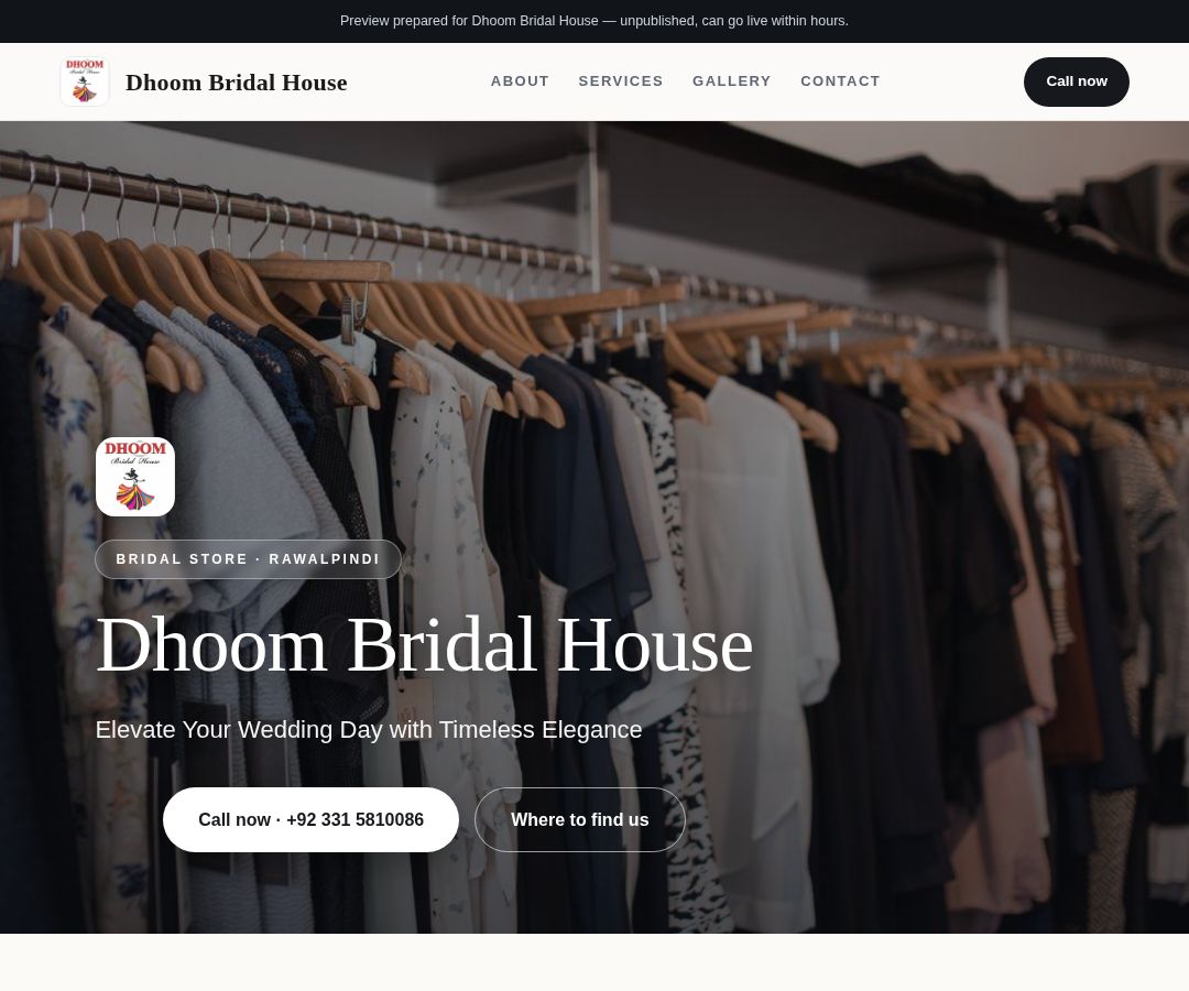 Dhoom Bridal House