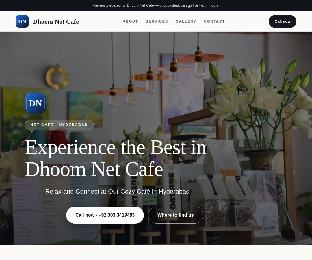 Dhoom Net Cafe