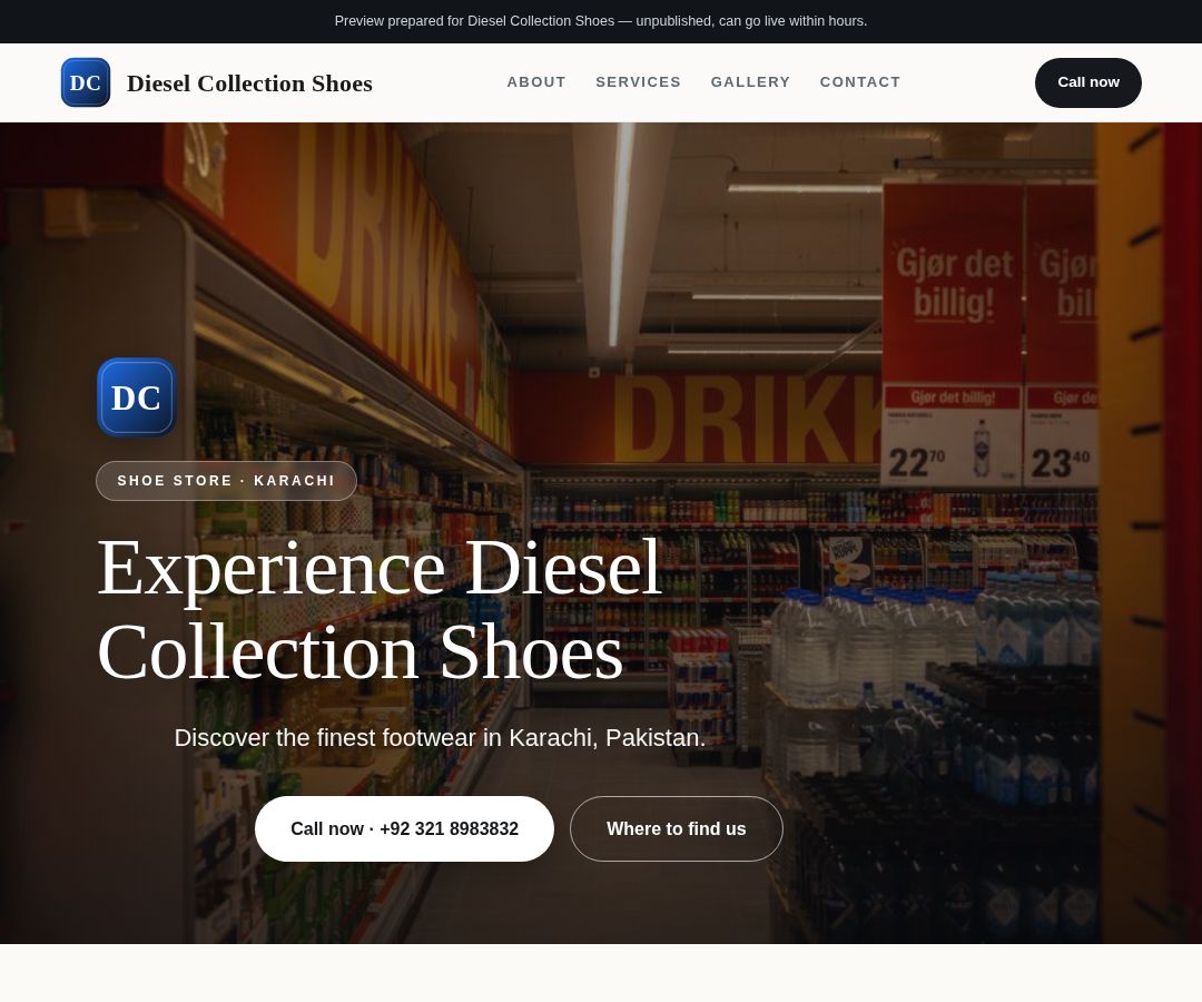 Diesel Collection Shoes