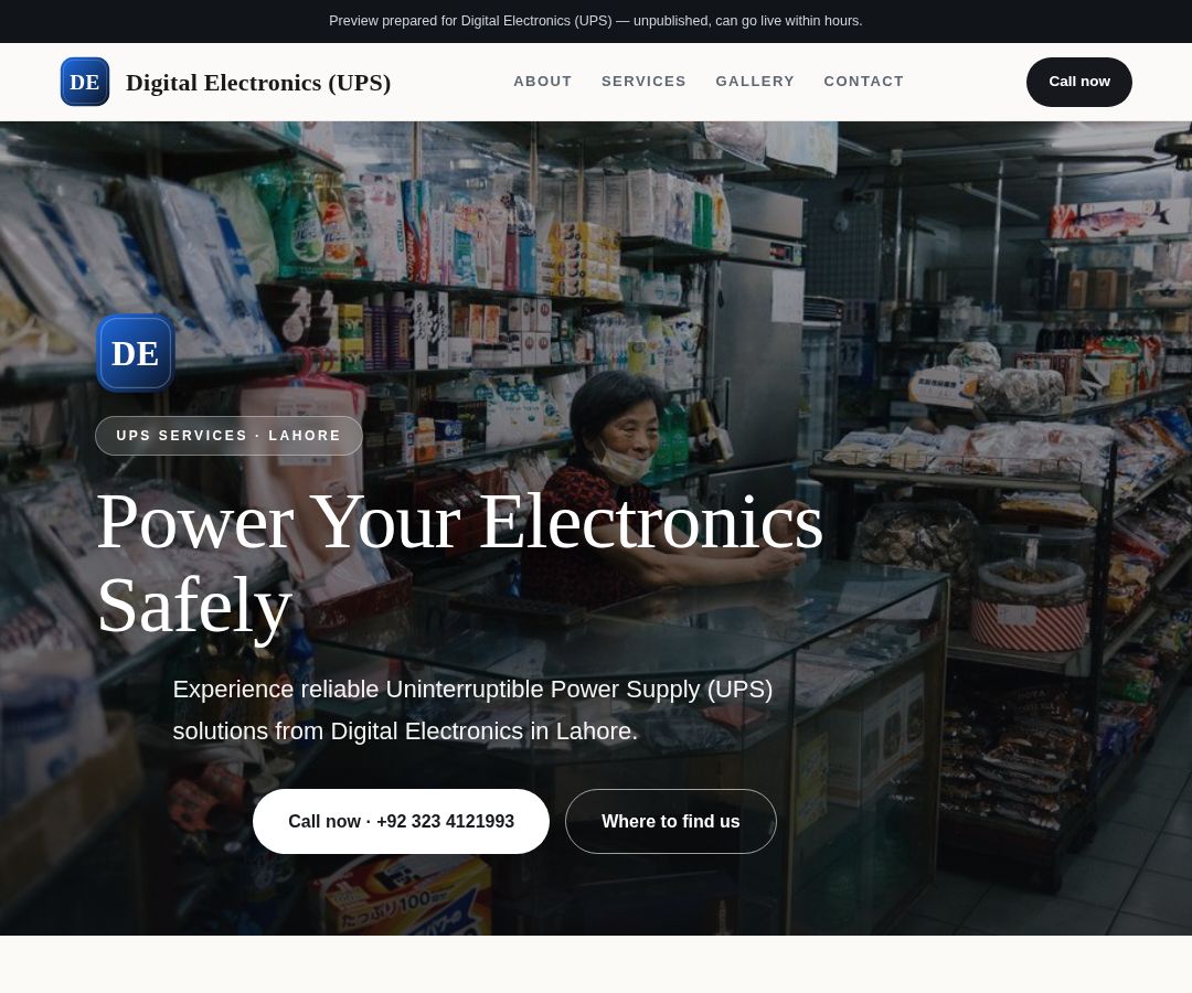 Digital Electronics (UPS)