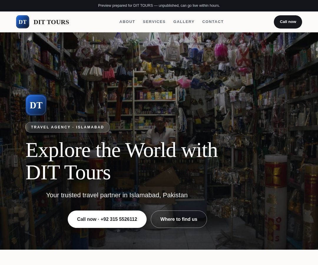 DIT TOURS