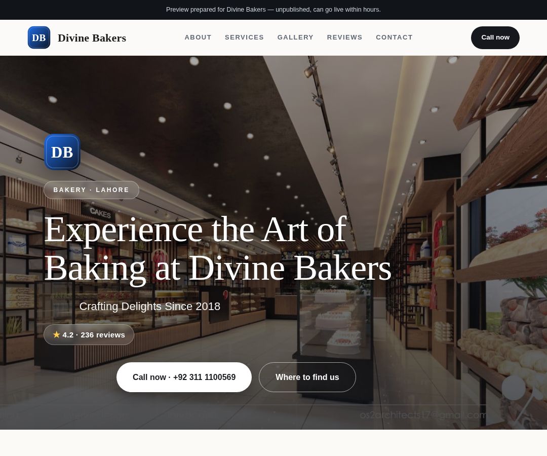 Divine Bakers
