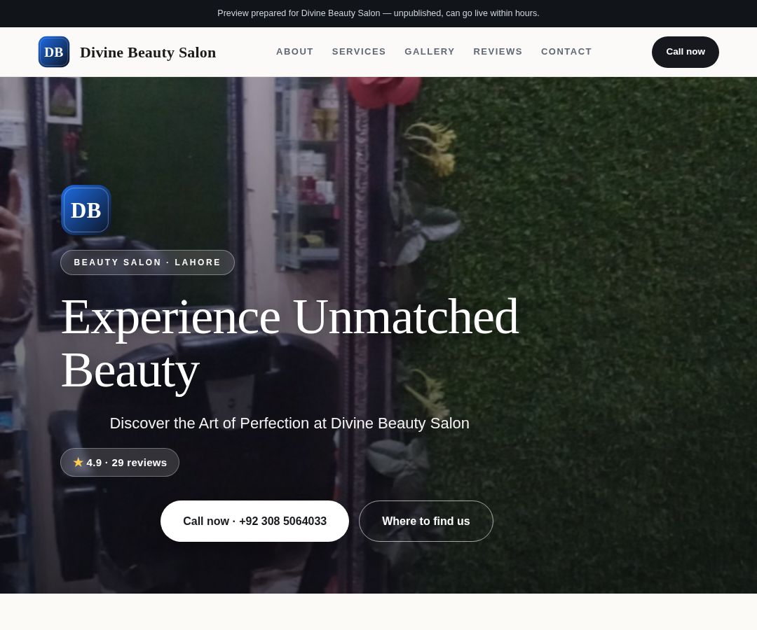 Divine Beauty Salon