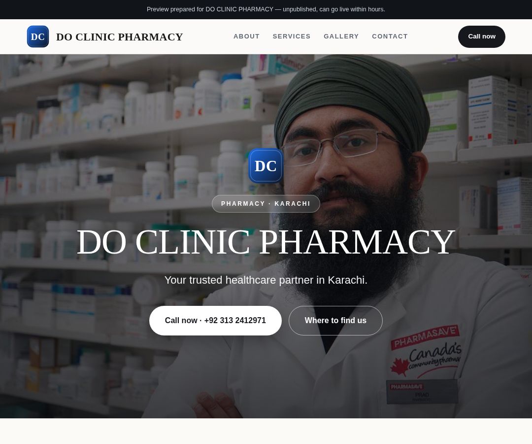 DO CLINIC PHARMACY
