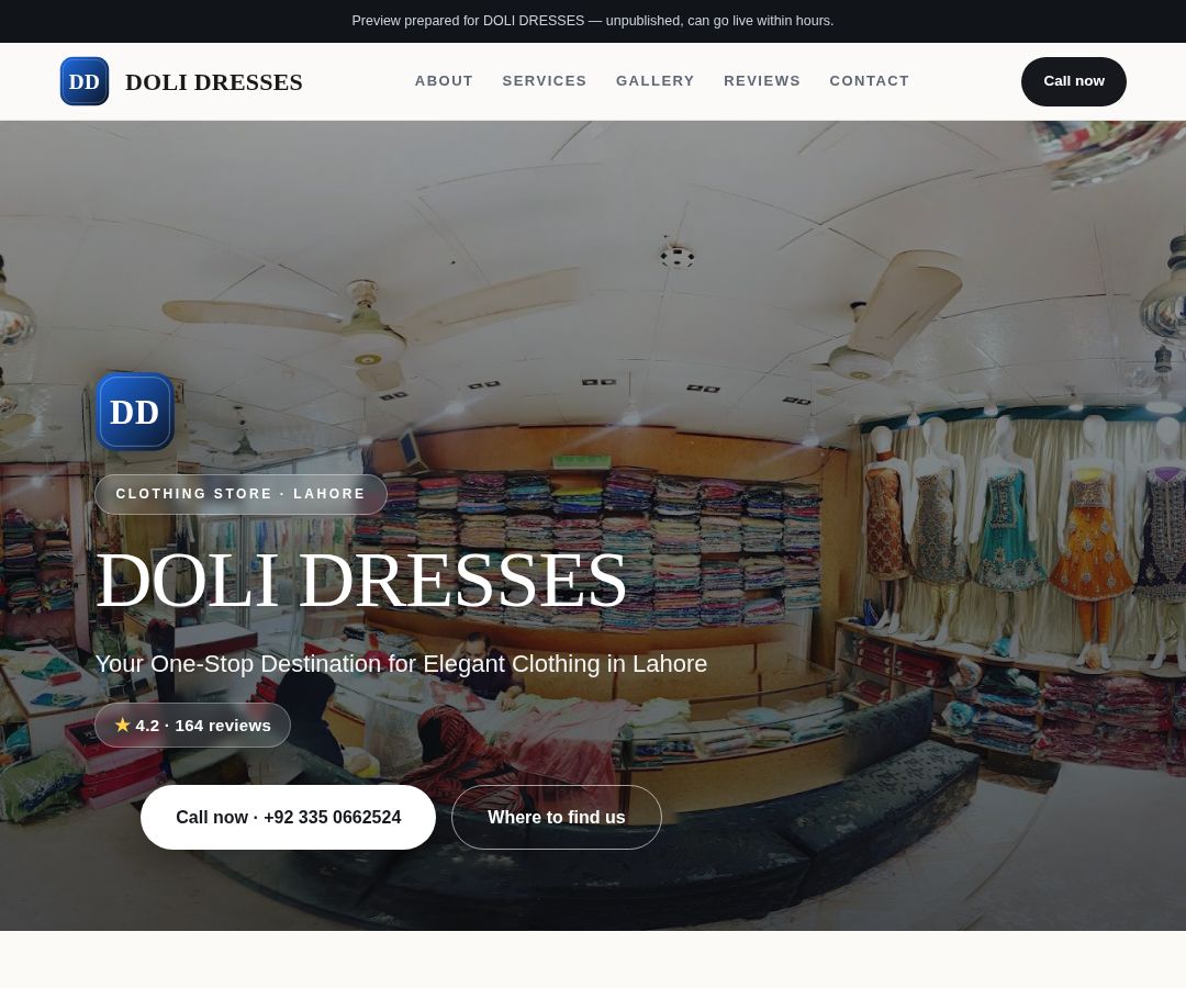 DOLI DRESSES