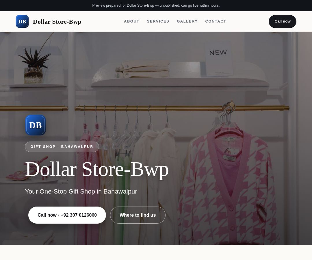 Dollar Store-Bwp