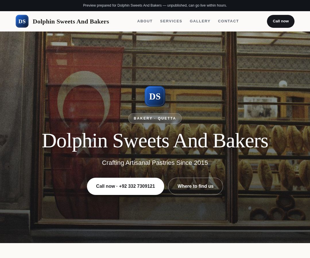 Dolphin Sweets And Bakers