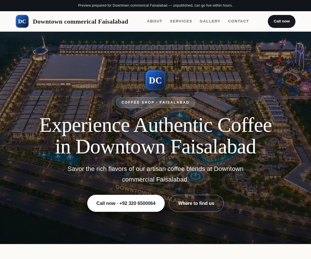 Downtown commerical Faisalabad