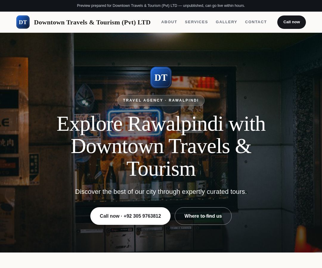 Downtown Travels & Tourism (Pvt) LTD