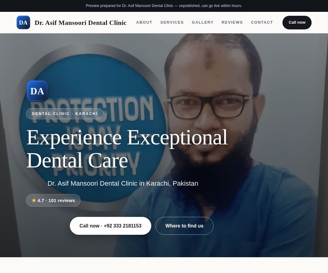 Dr. Asif Mansoori Dental Clinic