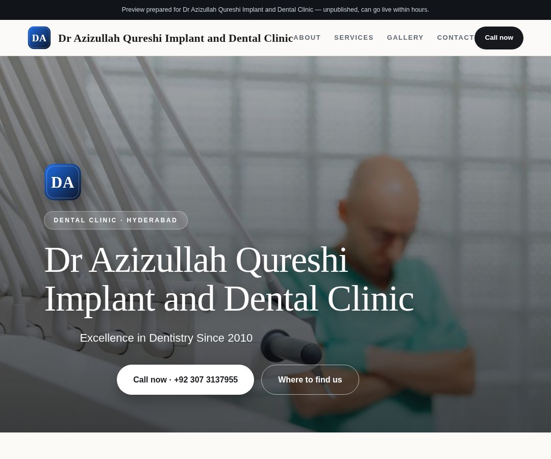 Dr Azizullah Qureshi Implant and Dental Clinic