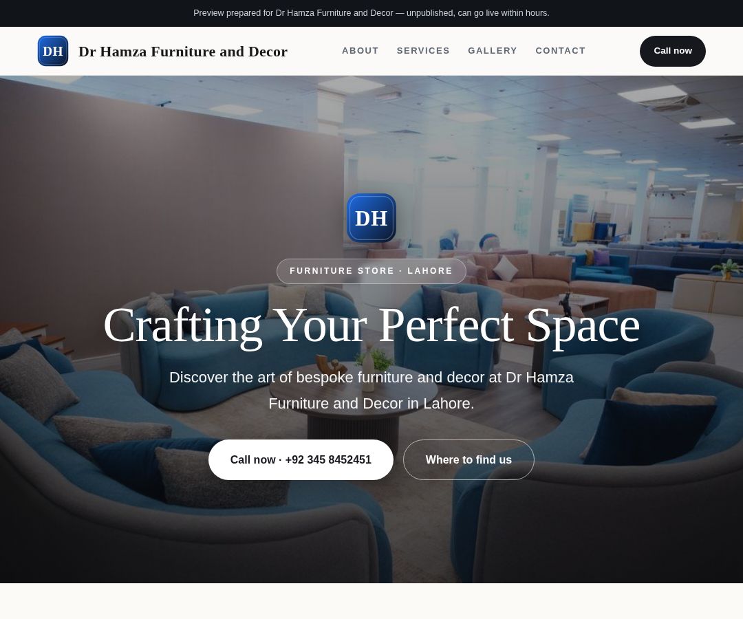 Dr Hamza Furniture and Decor