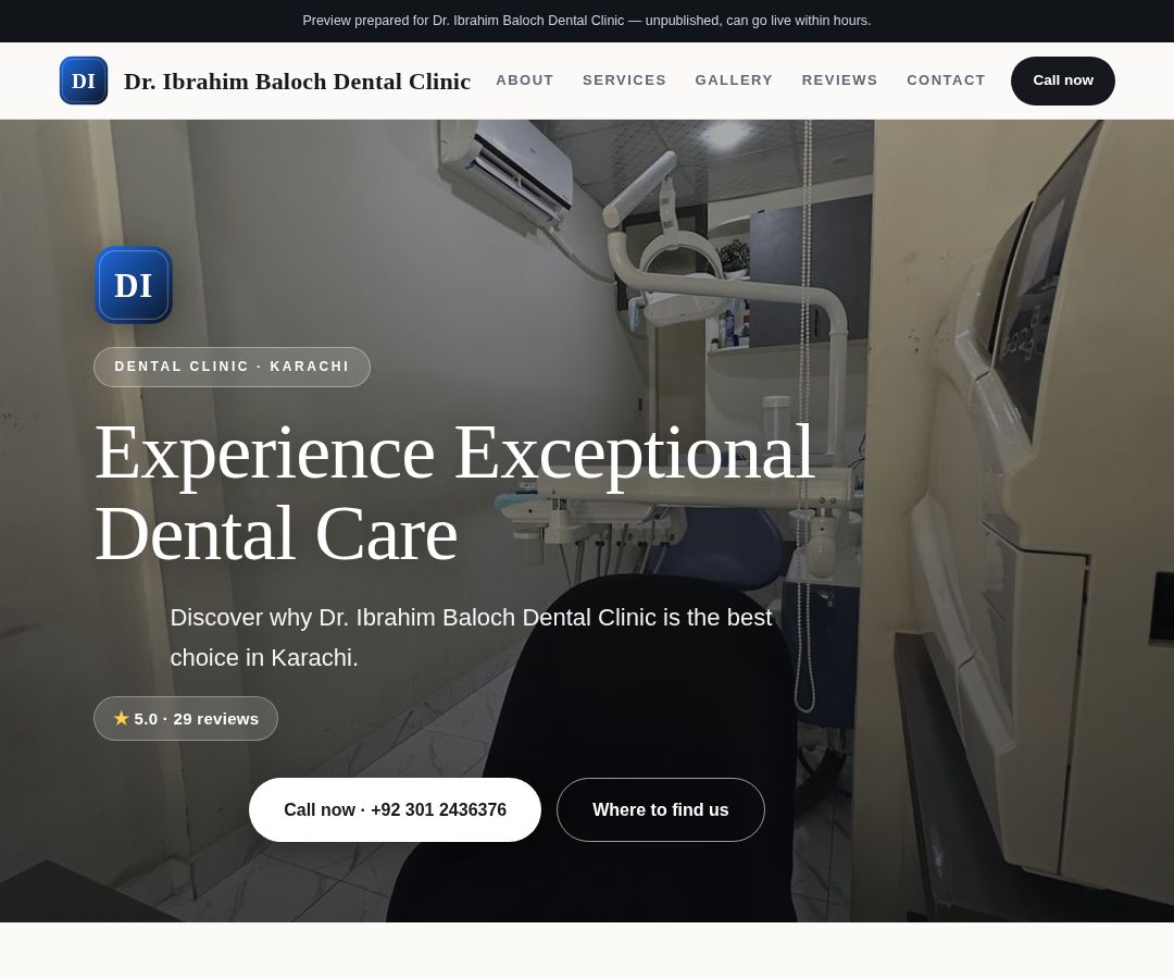 Dr. Ibrahim Baloch Dental Clinic