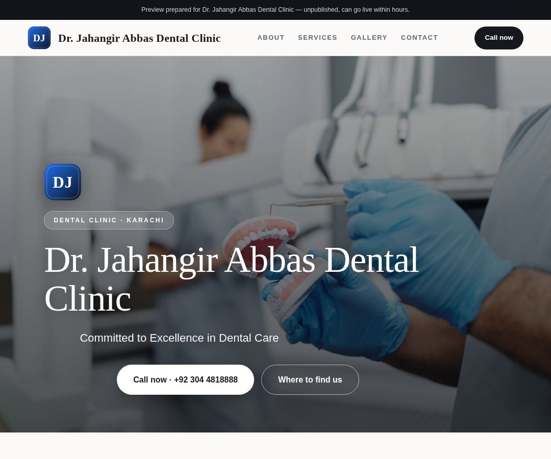 Dr. Jahangir Abbas Dental Clinic