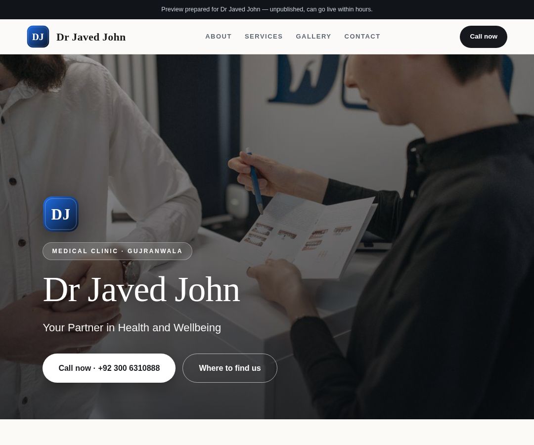 Dr Javed John