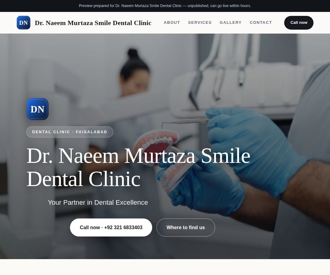 Dr. Naeem Murtaza Smile Dental Clinic