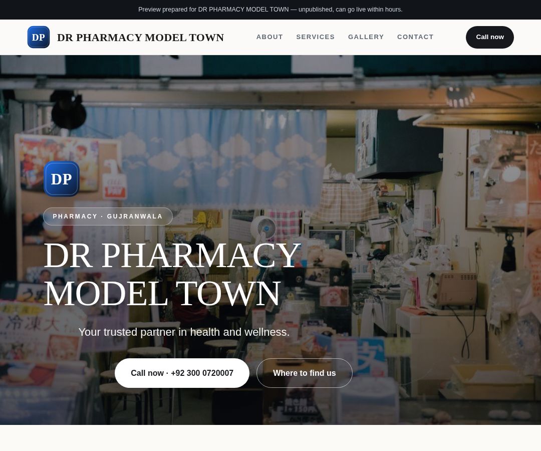 DR PHARMACY MODEL TOWN