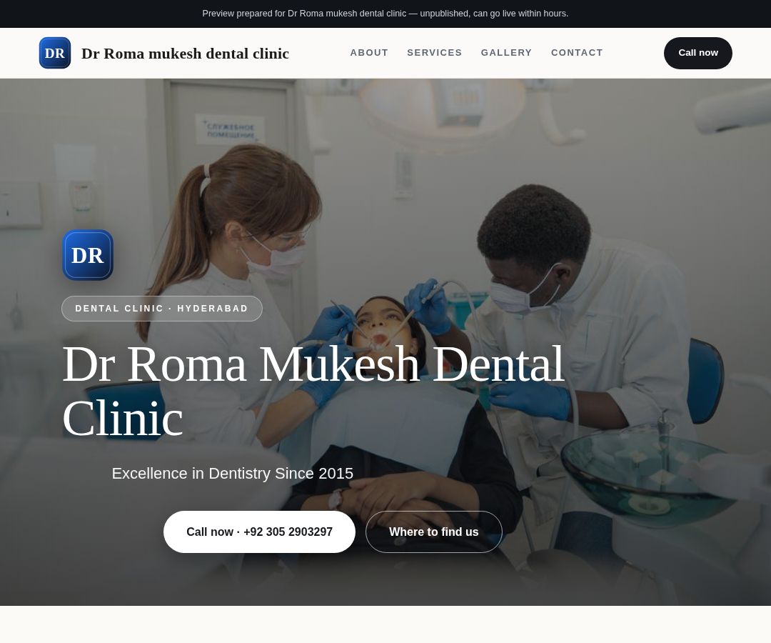 Dr Roma mukesh dental clinic