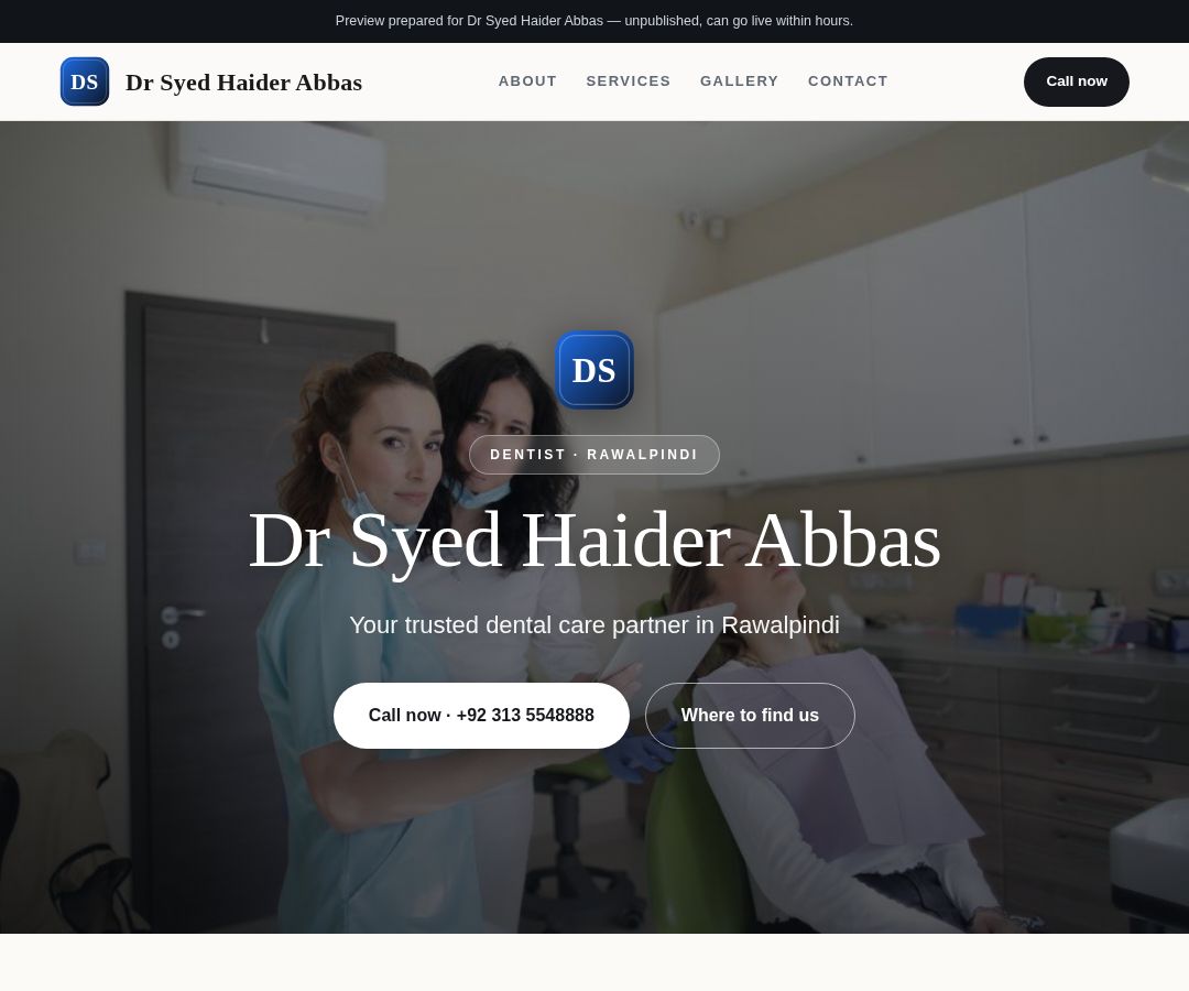 Dr Syed Haider Abbas