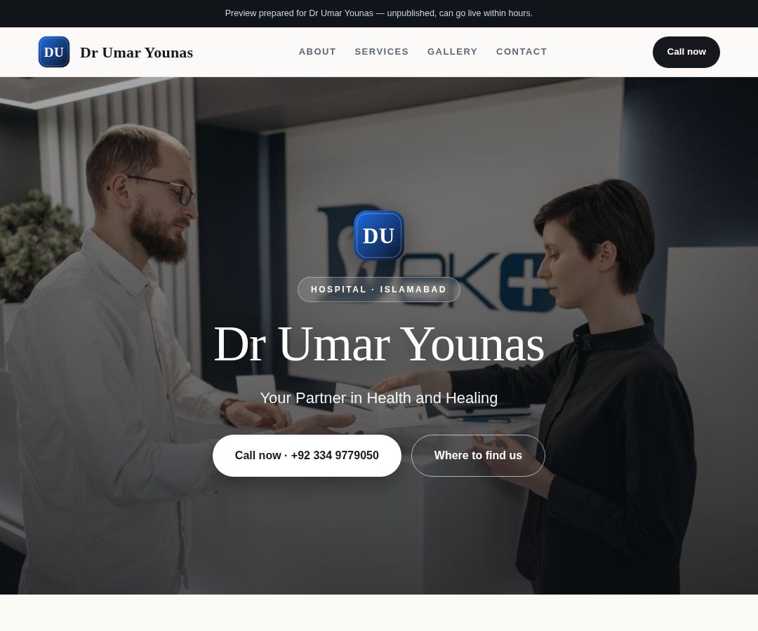 Dr Umar Younas