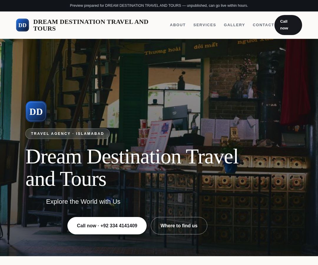 DREAM DESTINATION TRAVEL AND TOURS