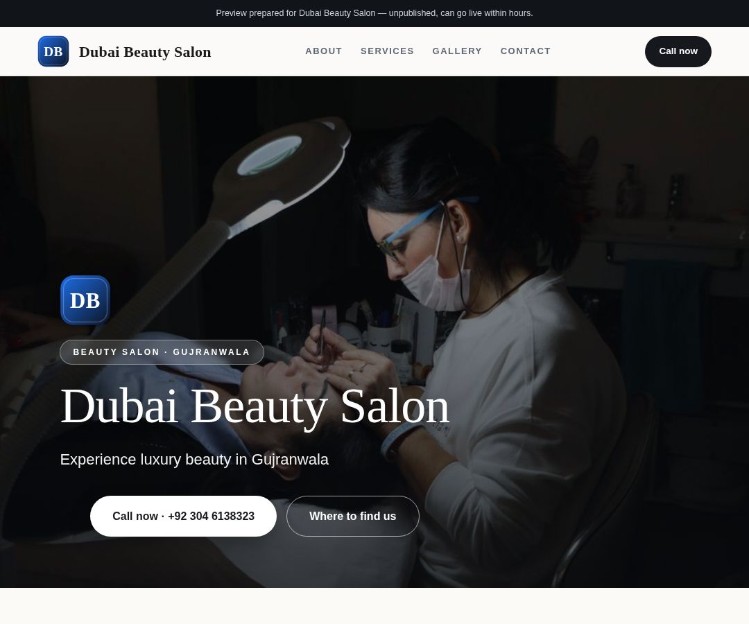 Dubai Beauty Salon