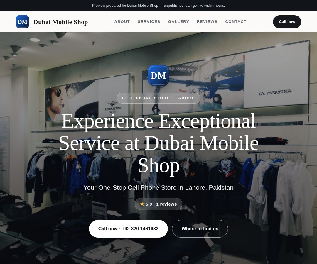 Dubai Mobile Shop