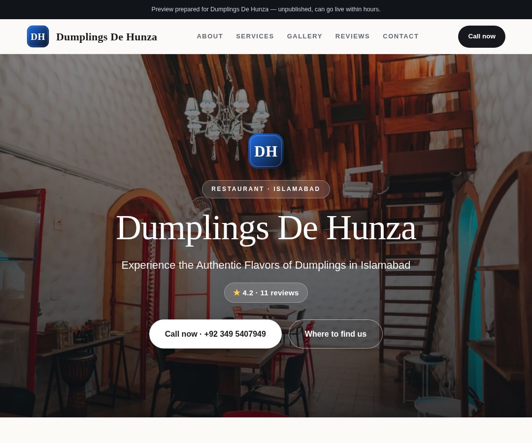 Dumplings De Hunza