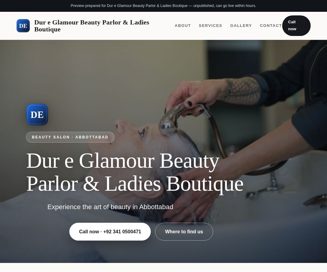 Dur e Glamour Beauty Parlor & Ladies Boutique