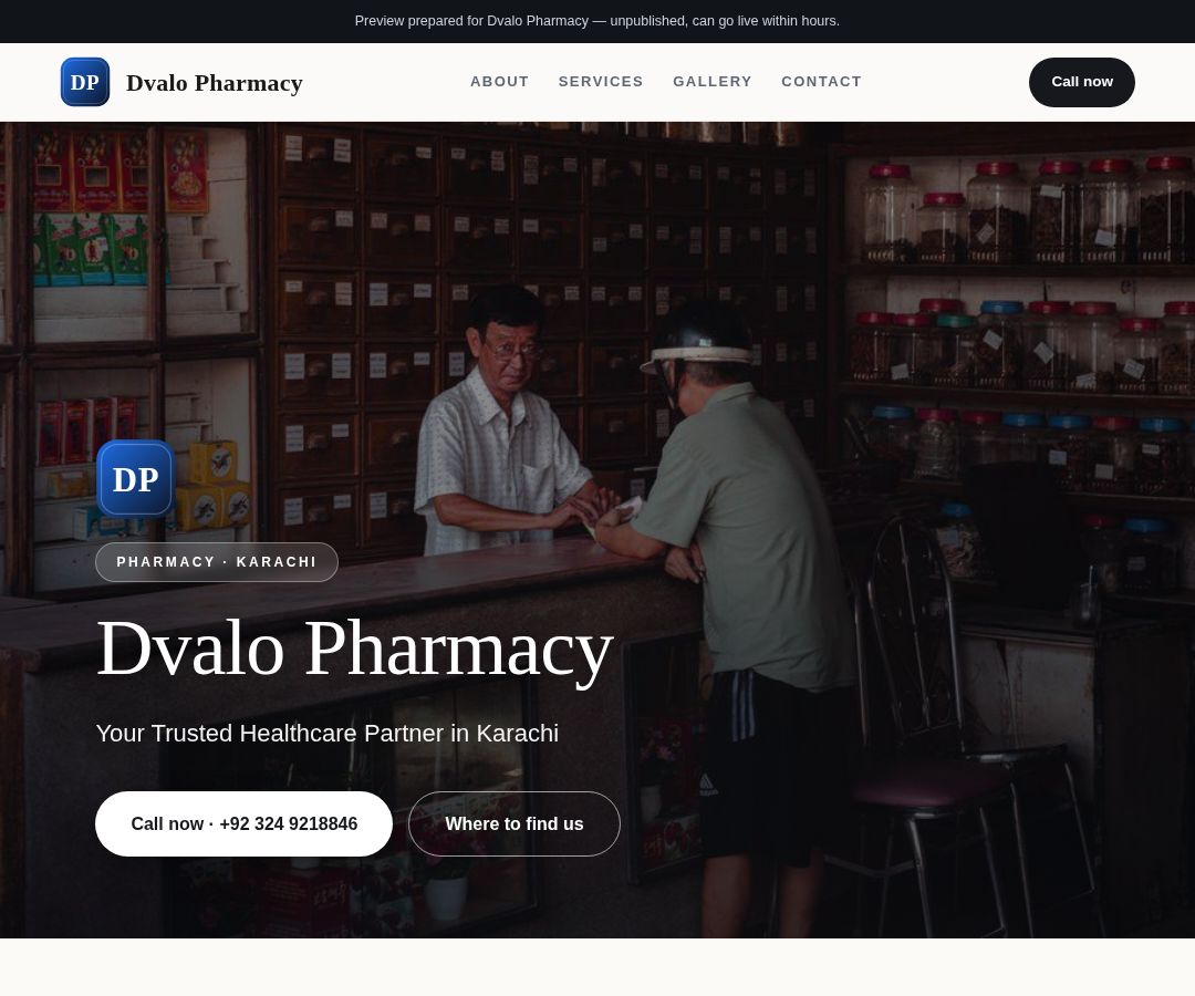 Dvalo Pharmacy
