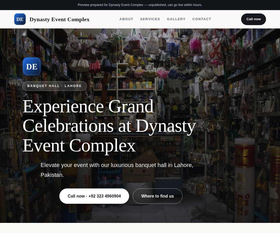 Dynasty Event Complex