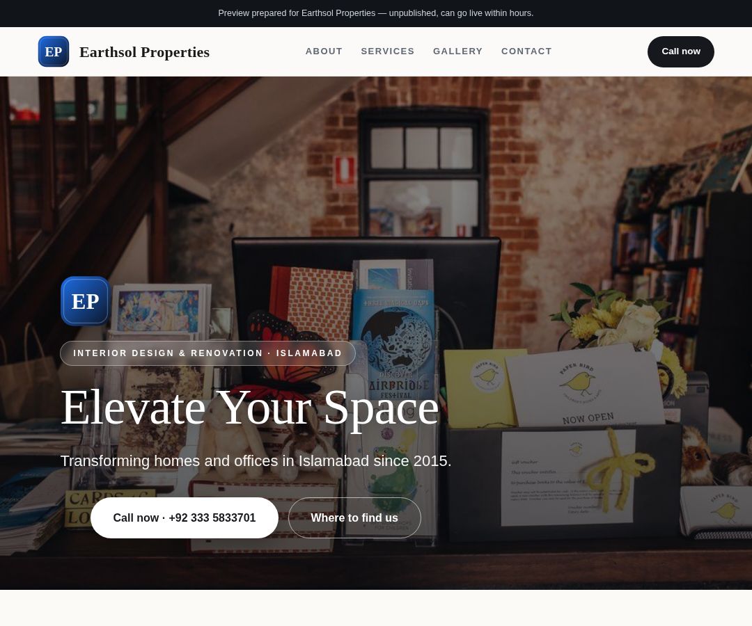 Earthsol Properties