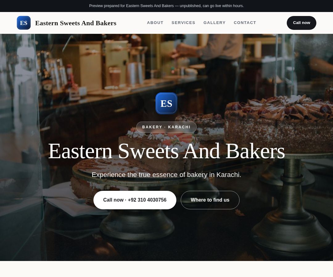 Eastern Sweets And Bakers