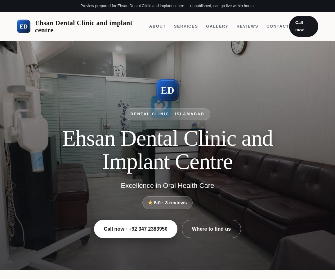 Ehsan Dental Clinic and implant centre