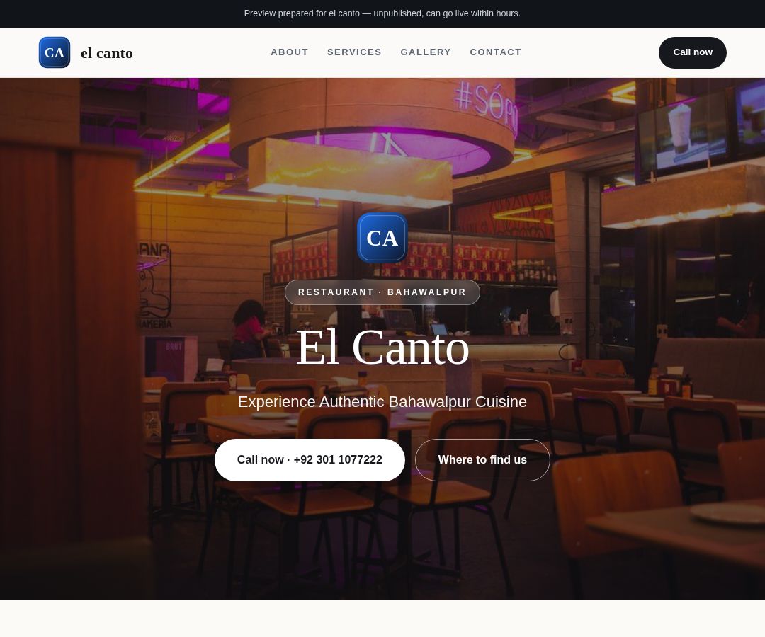 el canto
