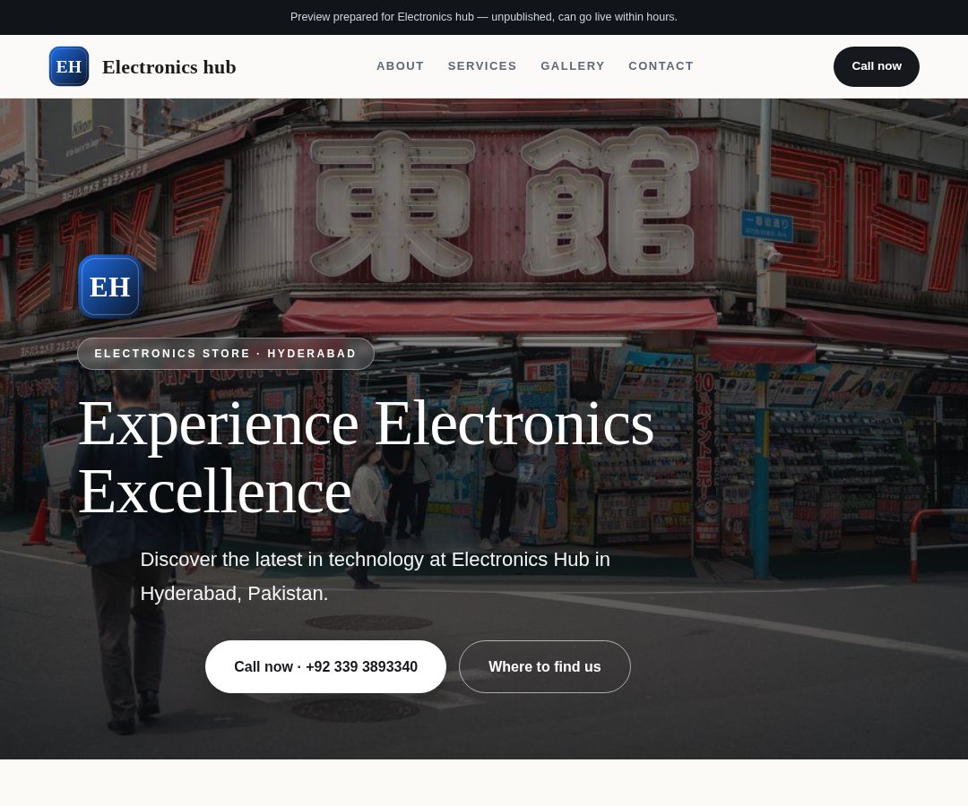 Electronics hub