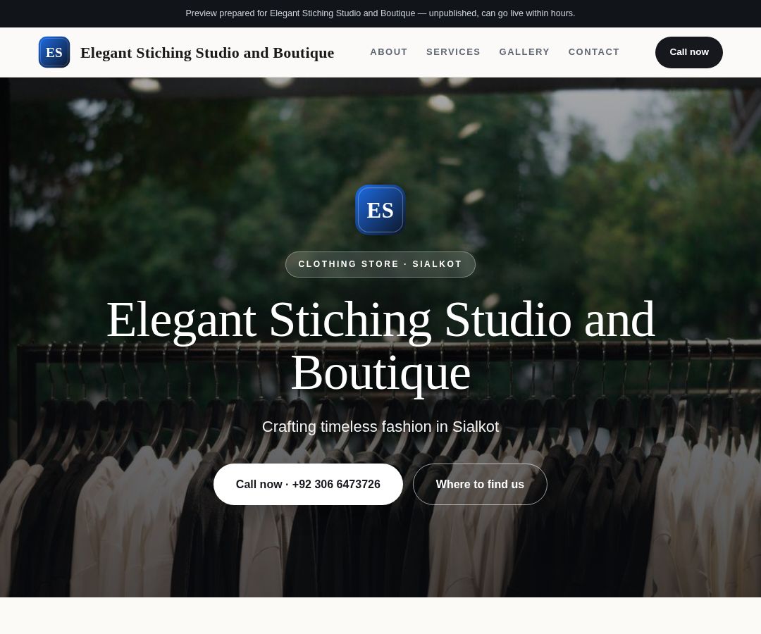 Elegant Stiching Studio and Boutique