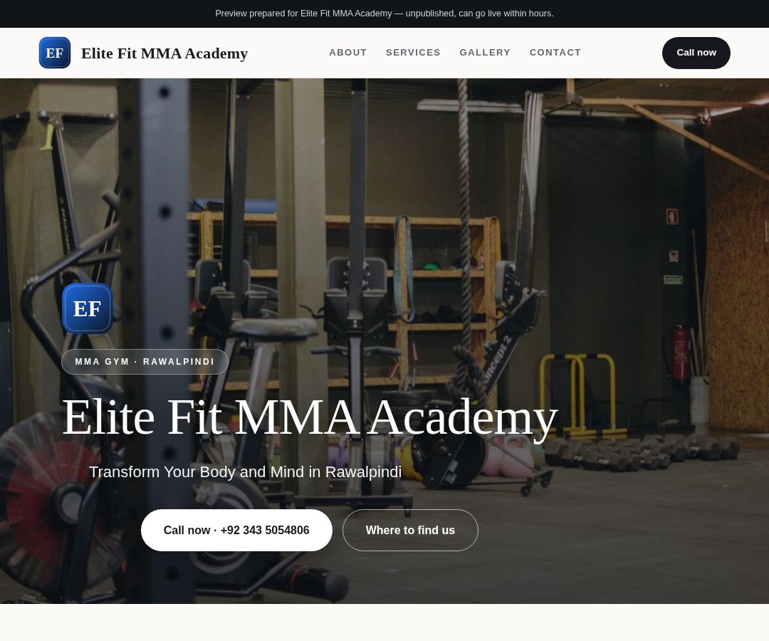 Elite Fit MMA Academy