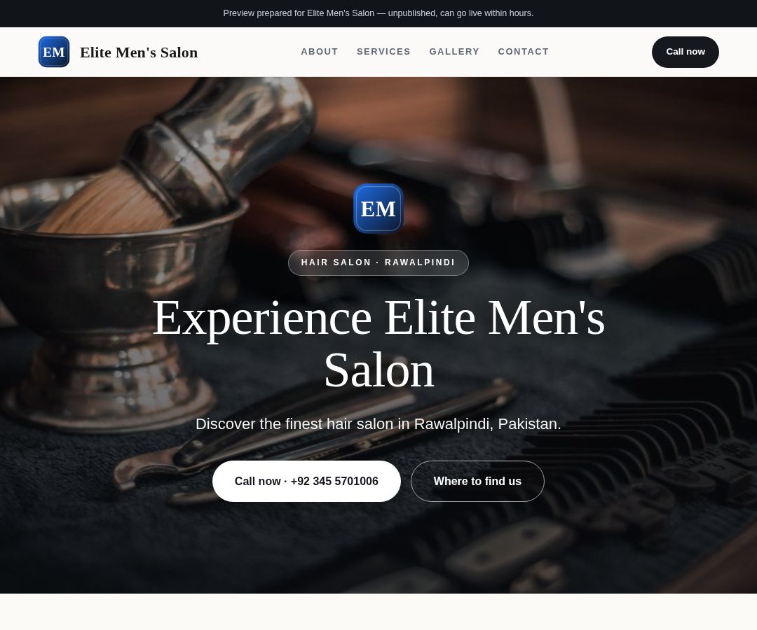 Elite Men's Salon