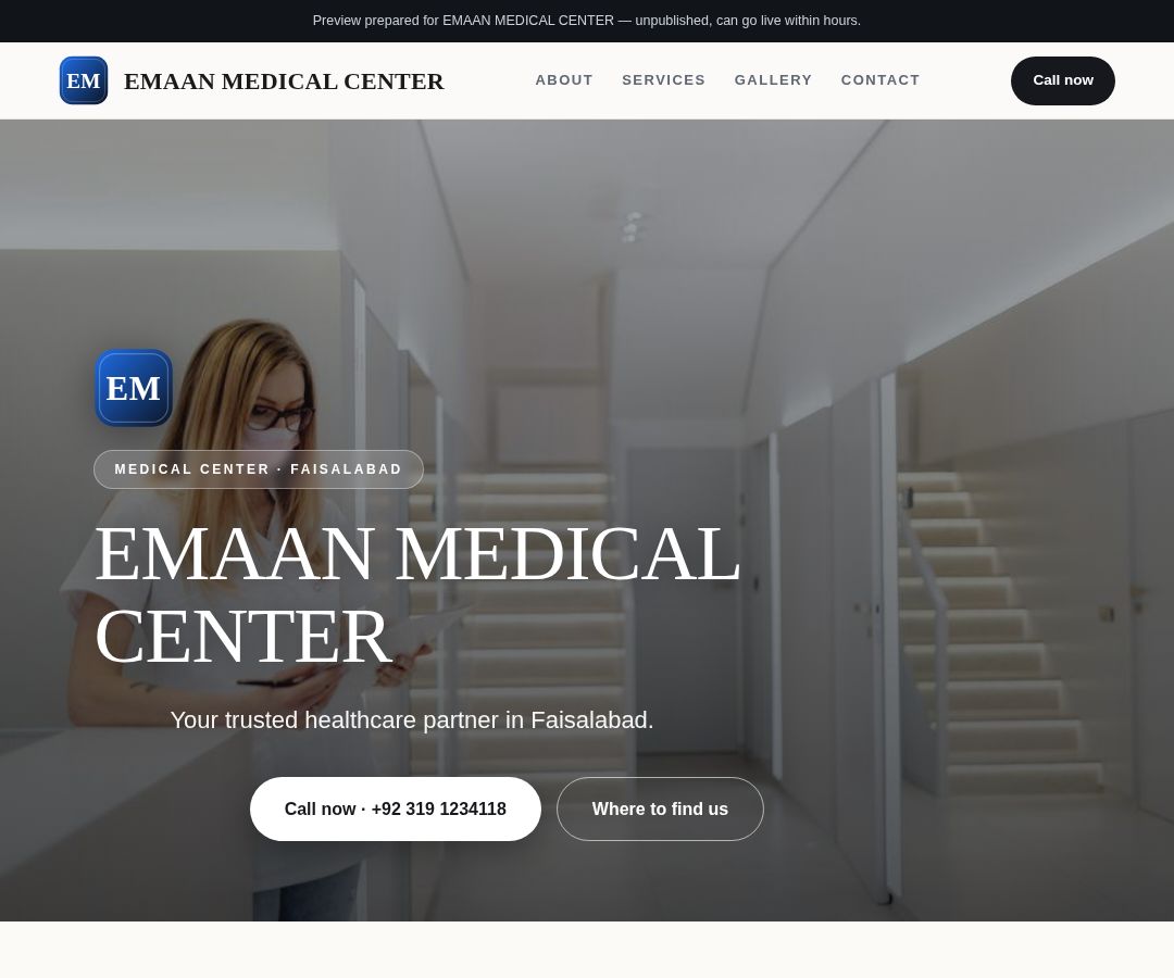 EMAAN MEDICAL CENTER