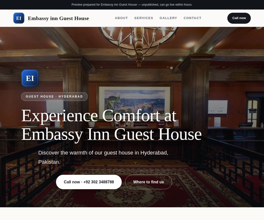 Embassy inn Guest House