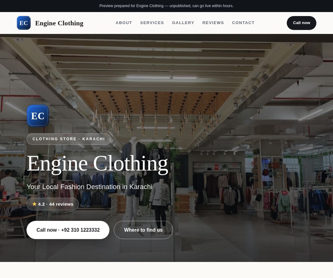 Engine Clothing