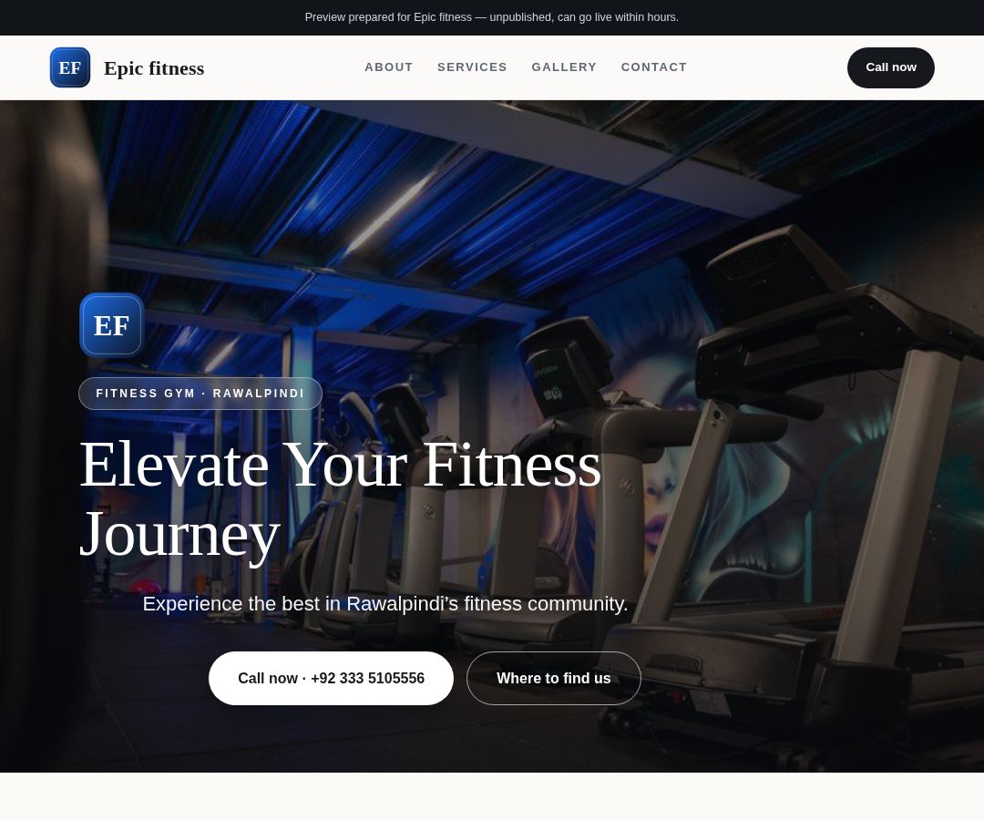 Epic fitness