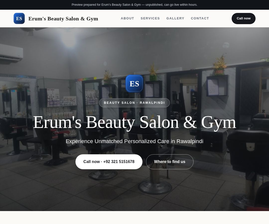 Erum's Beauty Salon & Gym