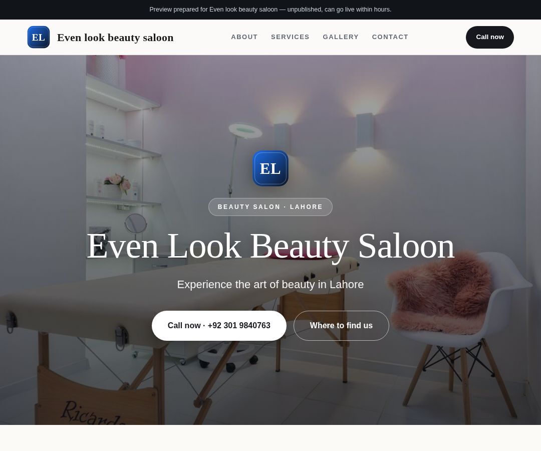 Even look beauty saloon