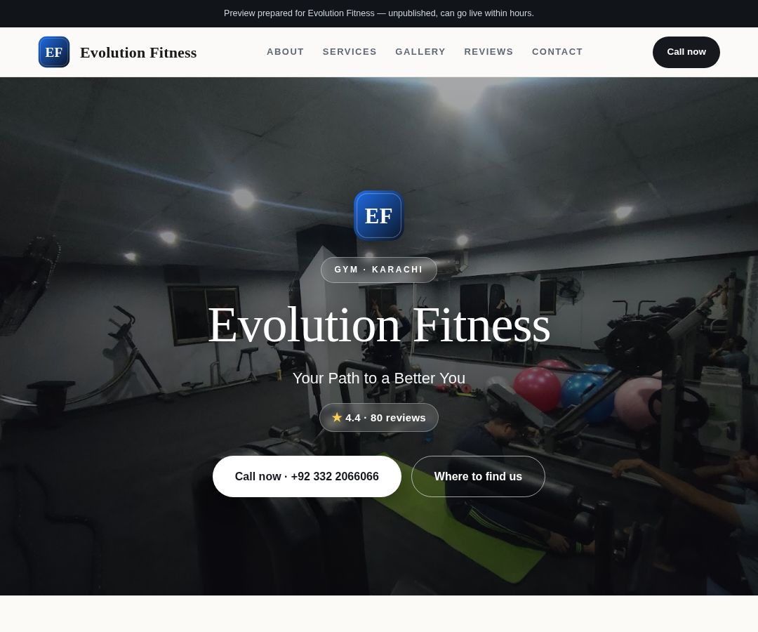 Evolution Fitness