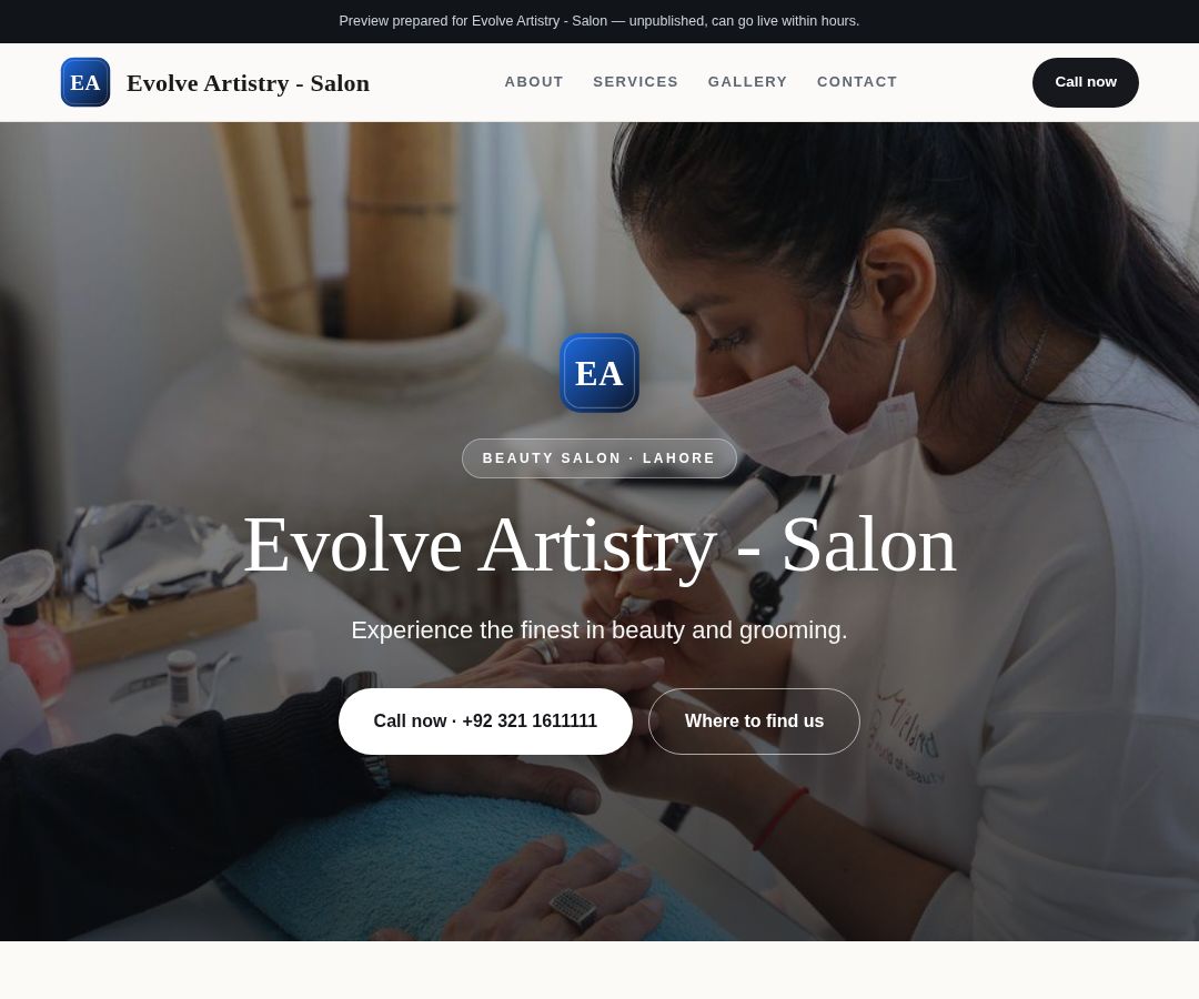 Evolve Artistry - Salon