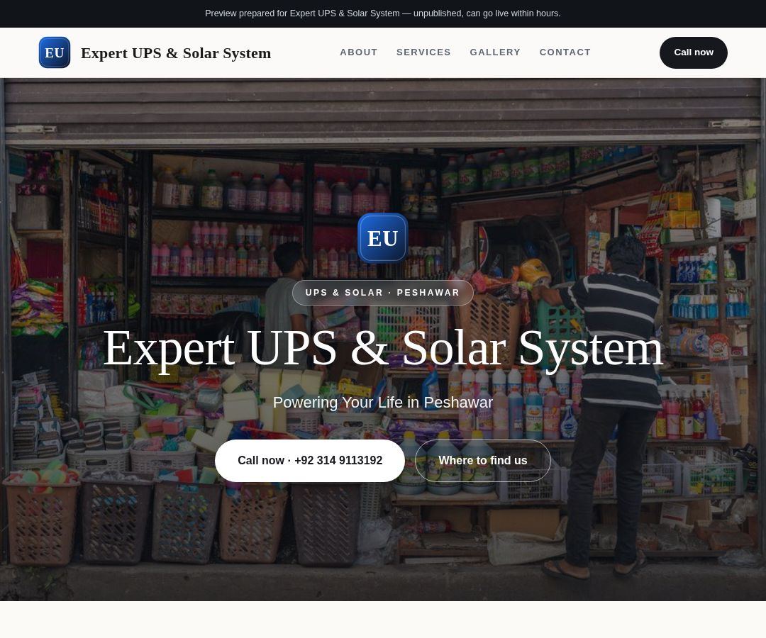 Expert UPS & Solar System