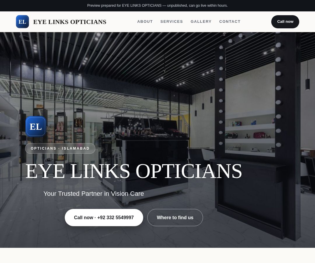EYE LINKS OPTICIANS